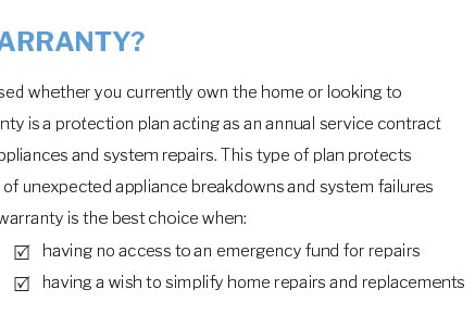 how home warranty works